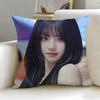 popular idol YUQI Cushion Cover Soft  EasyWash Pillow Case  Versatile for Couch Bed Travel and Office