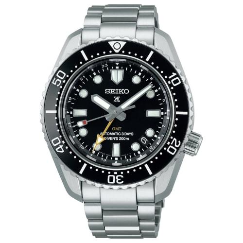 

Seiko PROSPEX SBEJ011 Diver s Mechanical Automatic GMT Watch, Black Dial, Core Shop Exclusive, Limited Distribution