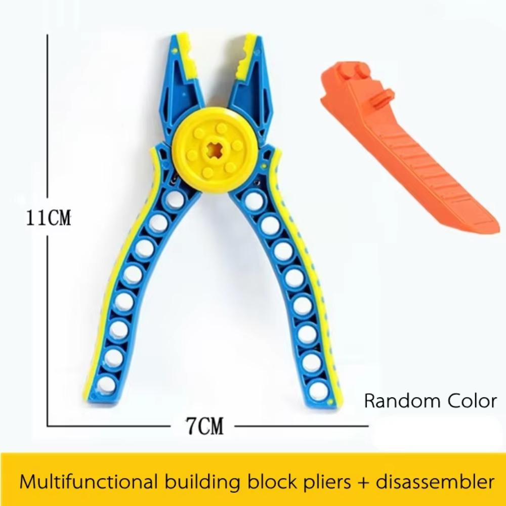 Bricks Toys Measuring Plate Building Blocks Pliers Clip Remover Tongs Hammer Tool Creative High-Tech Parts Compatible With LEGO