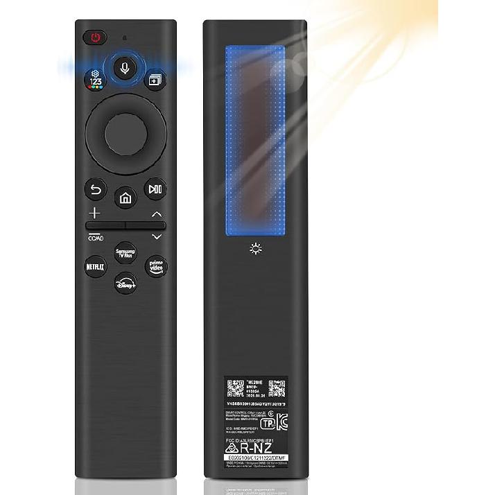 BN59-01432A Solar Voice Remote Replacement for Samsung TV Remote with Bluetooth Rechargeable Solar Cell, Compatible with Samsung TV 2023 2024 Neo