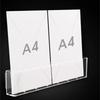 Pet Material Acrylic Book Display Stand Versatile Acrylic Wall Mount Magazine Holder Easy to Clean Book Support Holder