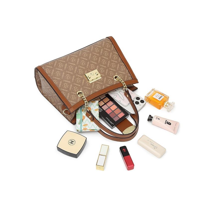 New Women's Bag Niche Armpit Bag Fashion Printed Chain Handbag High-end Versatile Shoulder Bag