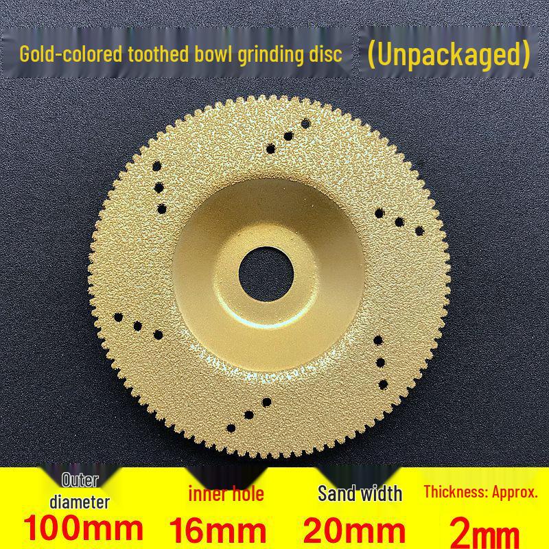 Brazed Diamond Saw Blade for Marble, Stone, Ceramic & Glass Cutting