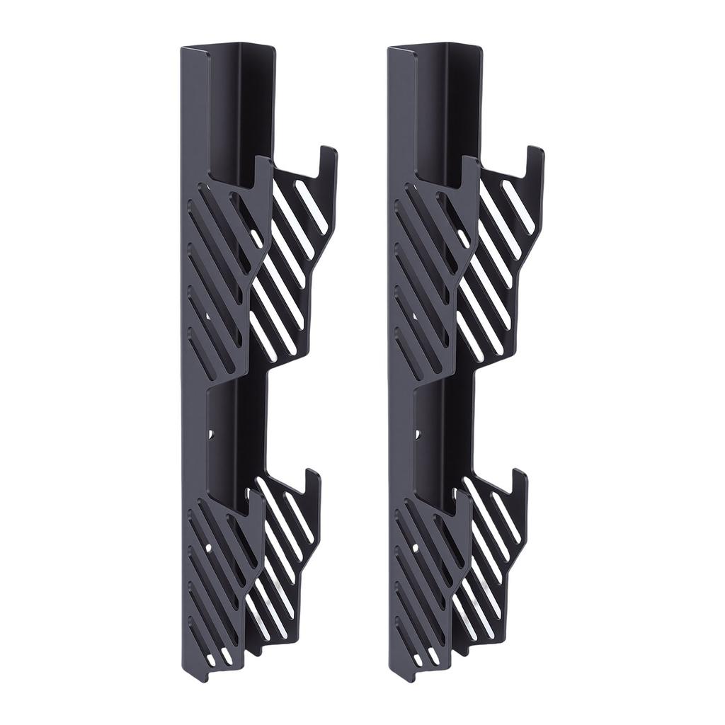 2PCS Jack Stand Wall Mount Organizer Bracket Heavy Duty Metal Jack Storage Rack For 2 and 3 Ton Jack