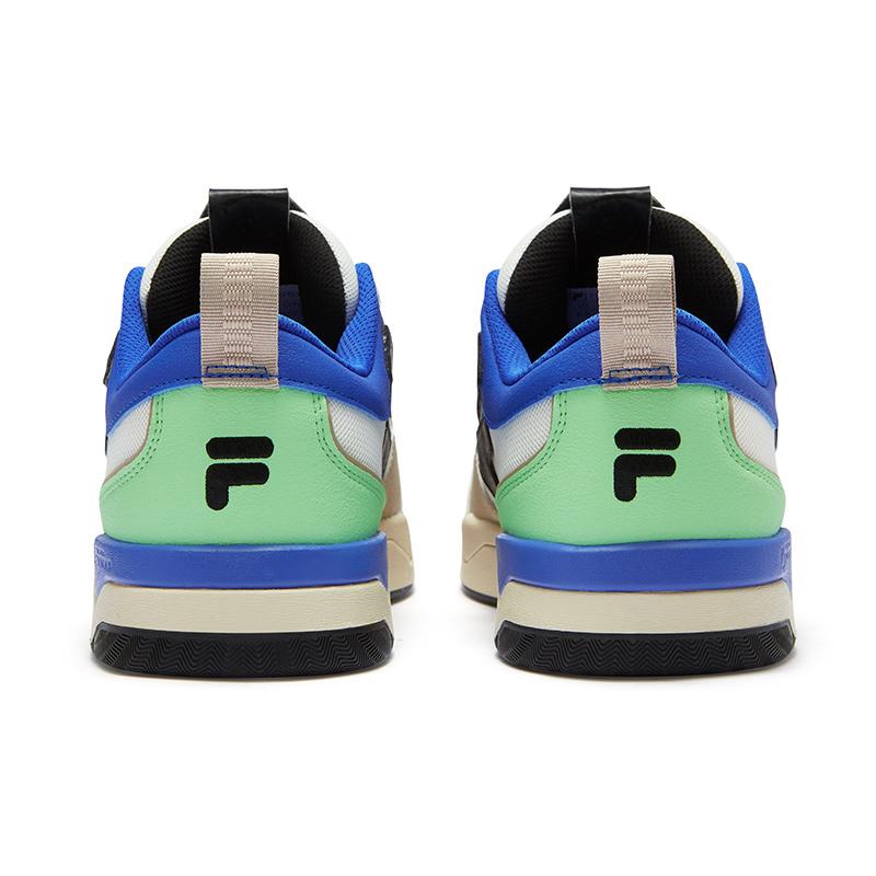 Fila Fusion Nollie Color Block Trendy Versatile Low Top Skate Shoes Men Sneaker Oxford-Brown T12M432301FSO