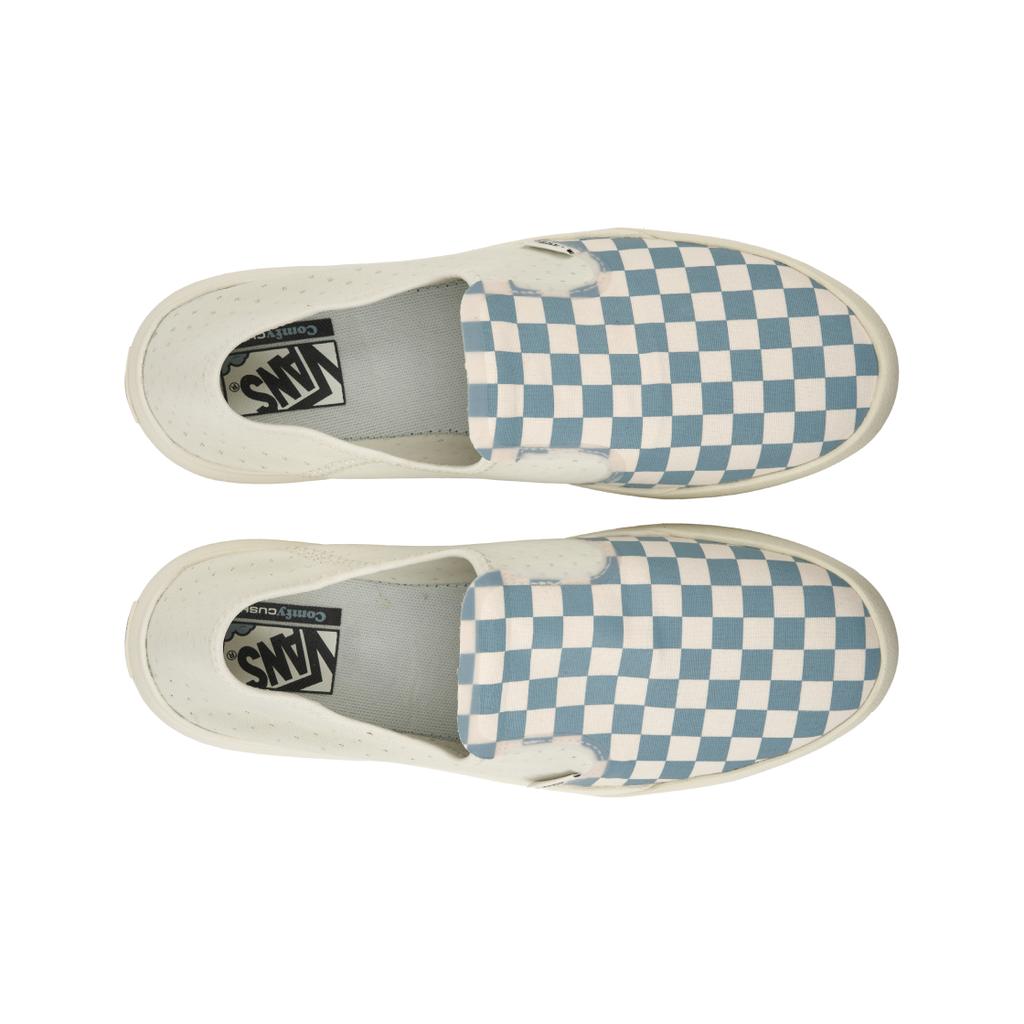 Vans ComfyCush One Checkerboard - Blue Unisex Sneakers Marshmallow VN0A45J57Z2