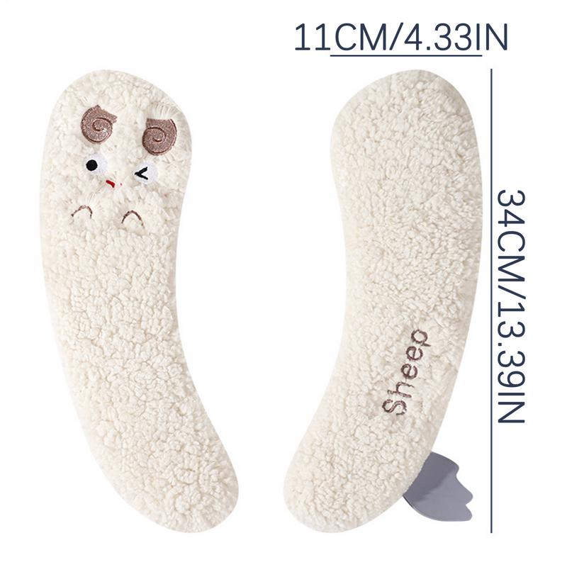 Niedliches Lamm Toilettensitzkissenbezug Waschbare Toilettenmatte Winter Weicher Wärmer Bezug Toilettensitzbezug Wiederverwendbare Badezimmeraccessoires