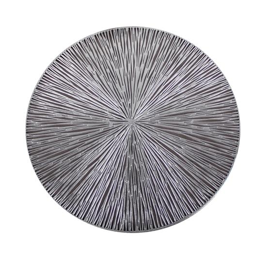 Round Hollow PVC Placemat Waterproof Heat-Resistant Table Mats Elegant Home Restaurant Dining Decor Scratch-Proof Dirt-Resistant Insulation Mat