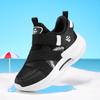 Children's casual sports shoes 2025 boys' individual breathable white shoes medium older children's and girls' running shoes