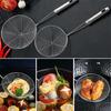 1pc Kitchen Tools Oil Pot Strainer Ladle Skimmer Oval Fine Mesh Stainless Steel for Food Kitchen Accessories French Fries Filter