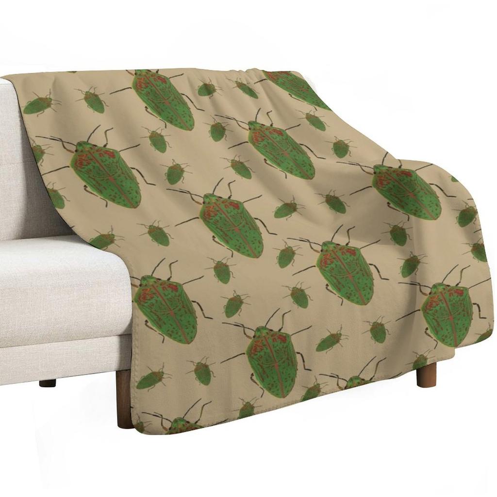 Hawaii Koa Bug Pattern Throw Blanket Decorative Soft Throw Blanket for Couch Sofa