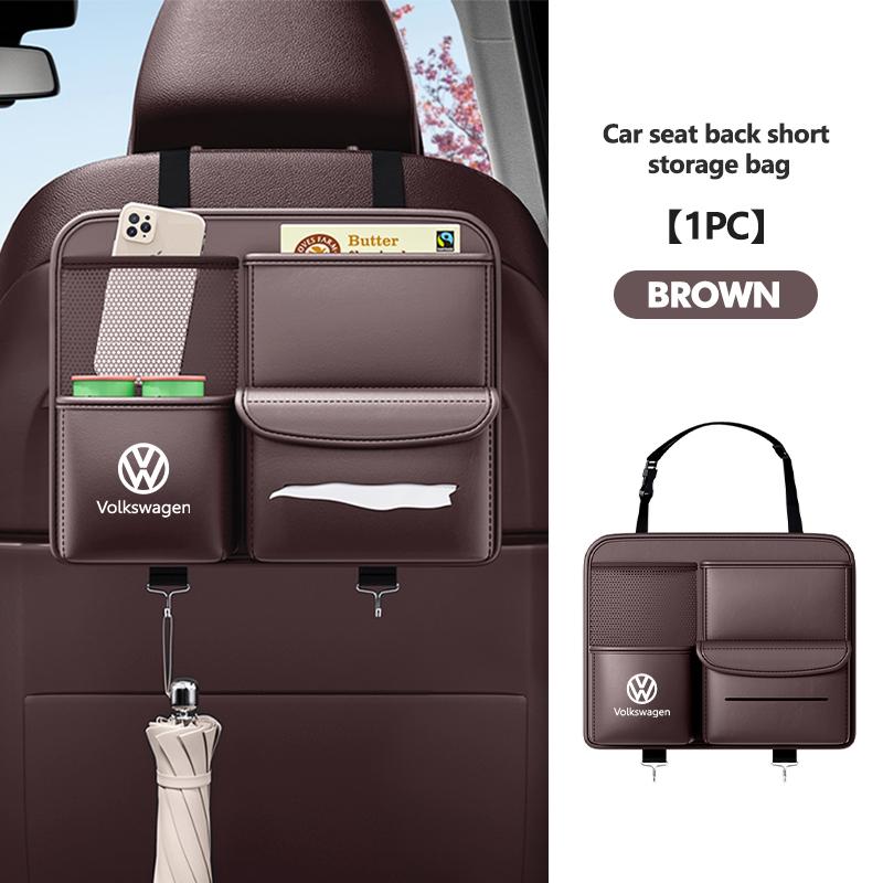 BIG1 Car Seat Back Storage Bag Backseat Organizer Foldable Hanging Bag For Volkswagen VW Scirocco Passat Polo B5 B6 B7 CC Tiguan