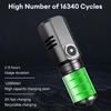 XHP50 2000LM LED Flashlight USB MINI Torch Rechargeable Zoom Fishing Lantern Powerful 3 Lighting Mode for Hiking Camping
