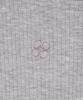 HIGH SCHOOL DISCO One-Shoulder Ribbon Cutout Knit Gray
