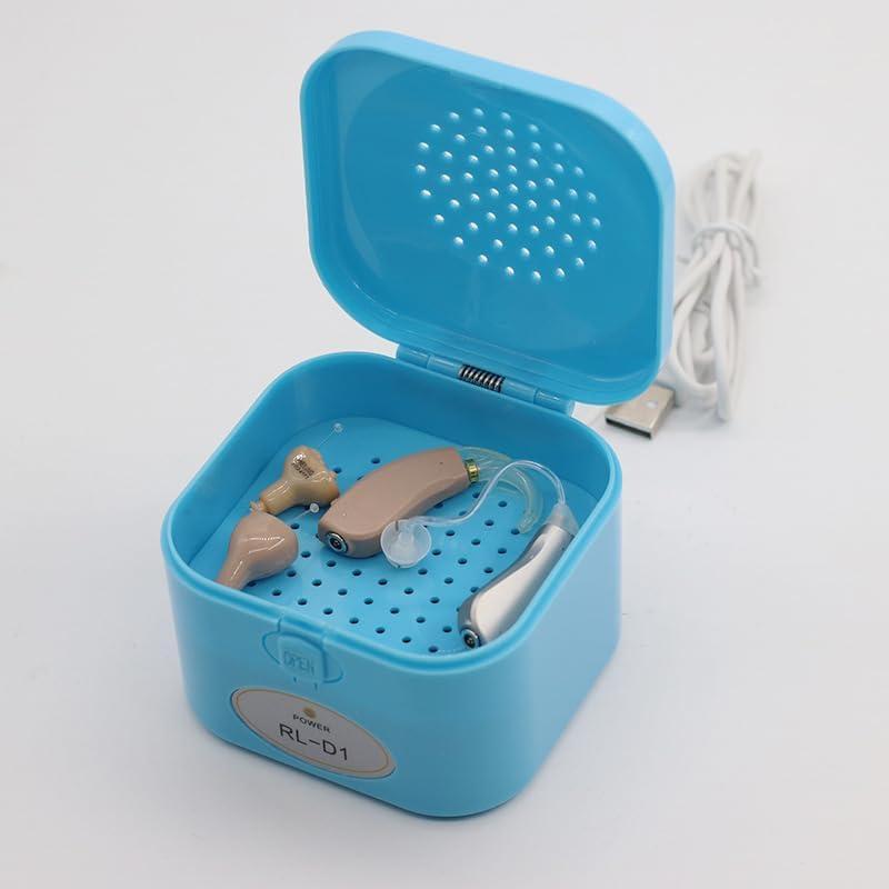 Hörgeräte-Trockner für wiederaufladbare Hörgeräte, Hörgeräte-Trockner Entfeuchter, Elektronischer Partner Konstante Temperatur Automatisches Trocknungssystem