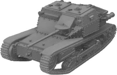 Mussini WK2 Italien Carlo Veloce 20mm Zoroturn Gewehr montiert Harzbausatz 1/72 L3/35 Panzerabwehr MM072-019 (Panzer)