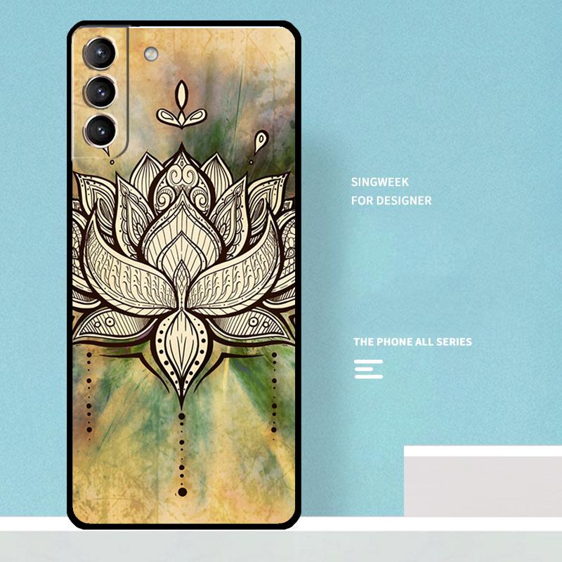 Mandala Pattern Case For Samsung Galaxy S25 Ultra S21 S22 S23 S24 Ultra S9 S10 S20 Plus S25 FE Phone Cover
