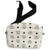 New MCM LOONEY TUNES Collaboration Limited Edition Coated Canvas Camera Bag, Shoulder Bag, Crossbody Bag Small Unisex White MMRDSTA07WT001