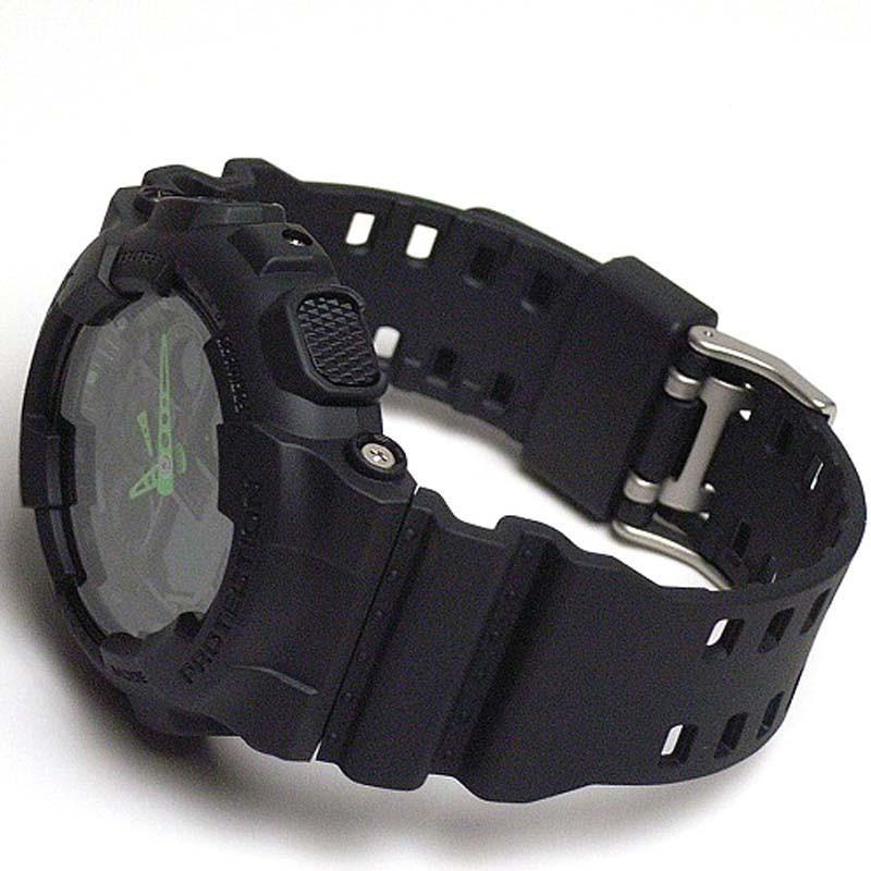 Casio G-Shock Series Quartz Watch With Dual Display Men Watches Black GA-100C-1A3