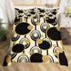 3D Visual Abstract Bedding Set Optical Illusion Duvet Cover Rainbow Striped Down Duvet Cover King Queen Single and Double Size Teen Gift