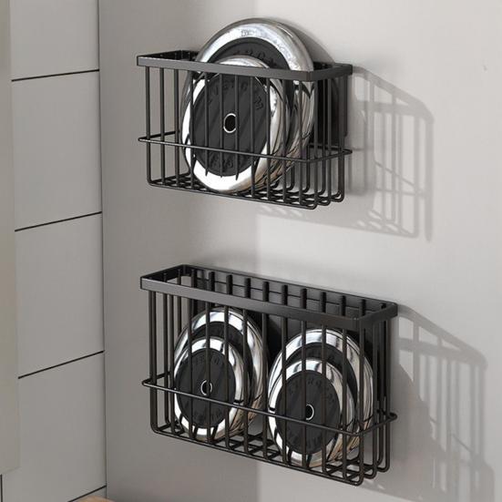 Yousheng Cabinet Door Organizer Adhesive Storage Rack Inside Cabinet Kitchen Wall Mounted Pantry Caddy Hanging Storage Basket for Fridge Bathroom