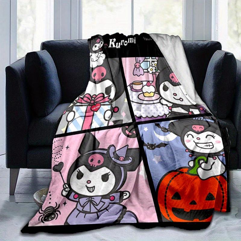 

1pc. Halloween Themed Kuromi Plushie Decorative Blanket - Perfect for Home, Office, or Outdoor Use as a G 100x150cm