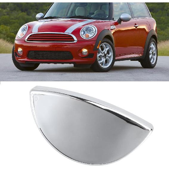 Aramox Headlight Washer Jet Cover,Headlight Washer Spray Cover Headlight Headlight For R55 R57 R56 R58 R59 2008-2014 Left 61672752559 (Left