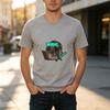 Gaming Mouse Meme Graphic T Shirt Funny Game Pixel Print Unisexs Unisexs Cotton Crew Neck Casual Oversized Tee Harajuku Y2k Top