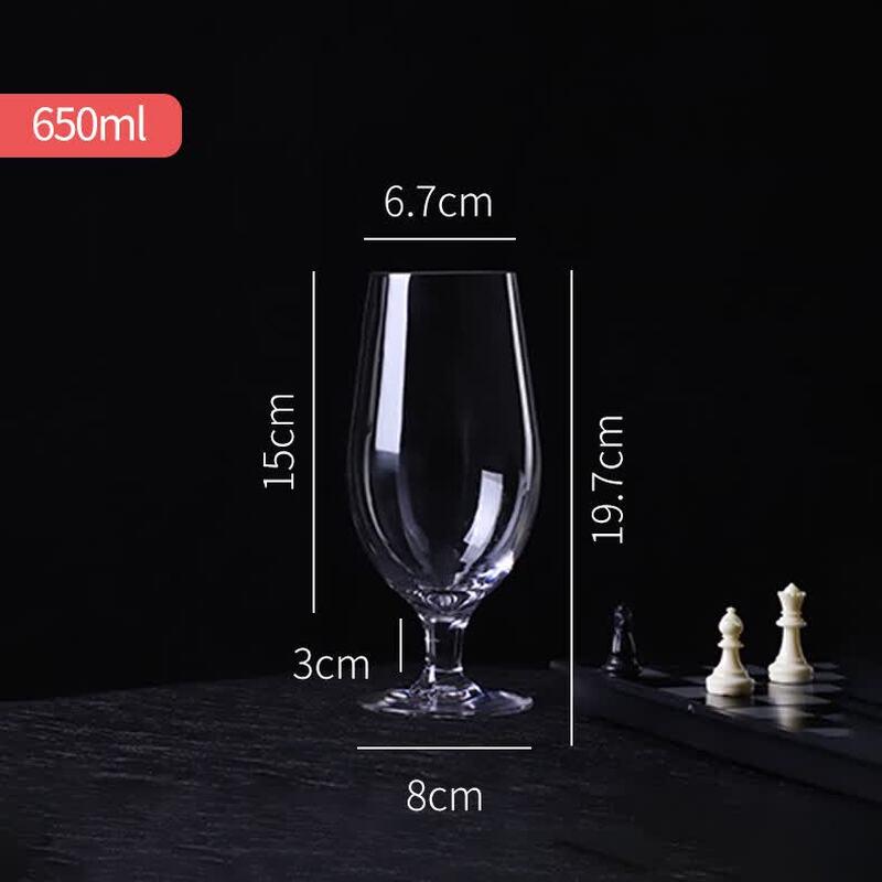ZISIZ PC Drop-Resistant Transparent Champagne Flute