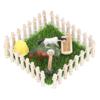 1 : 12 Scale Fence Horse Stable Model   Miniature Ranch Model Decorative Racecourse Model Small Horse Barn Toys