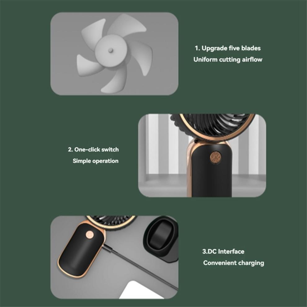 USB Mini Handheld Fan Kleine Persönliche Make-Up Wimpern für Wandern Traveli