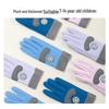 Kids' Cute Winter Fingerless Gloves: Warm, Durable Outdoor Protection for Boys and Girls