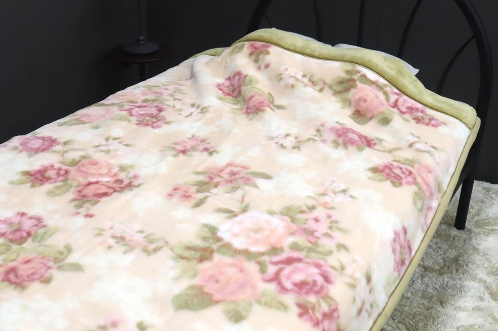 Romance Kosugi Meyer Double Blanket, Single (140 x 200 cm), Anti-Static, High-Loft Polyester, Made in Izumiotsu, Japan, Pink