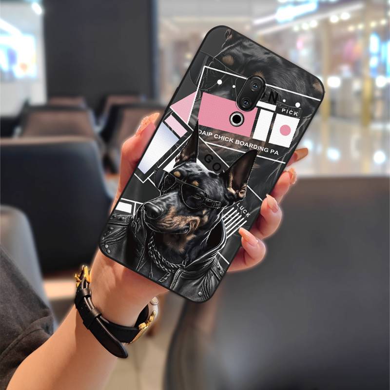 Protective Cute Phone Case For Meizu 15/15 Lite Cartoon Full Wrap Dirt-resistant Waterproof TPU Phone Pouch Anti-knock