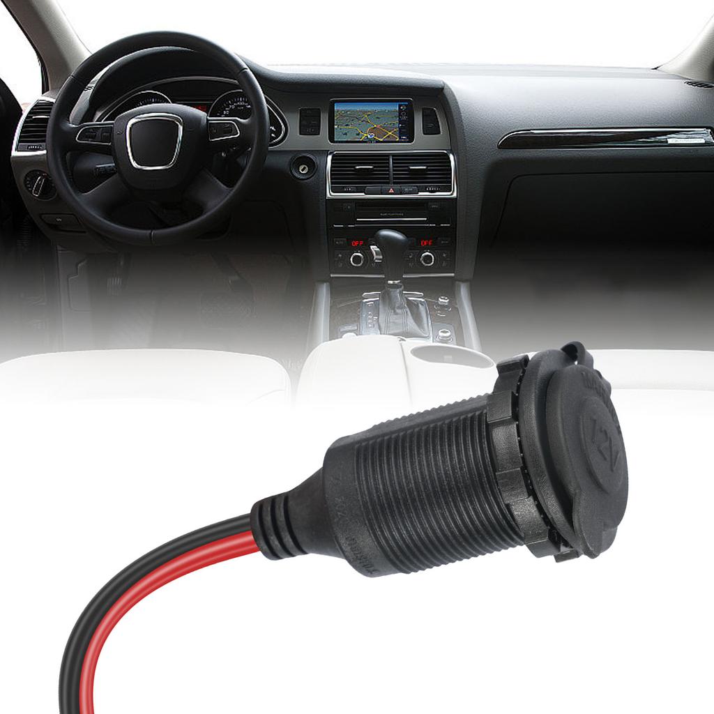 Cigarettes Lighters Socket Car Marine Lighters Socket Power Outlet Socket Receptacle 12V/24V Waterproof Plugs