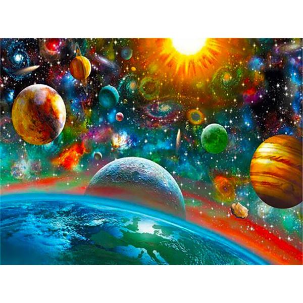 5D DIY Diamond Painting Universe Space Landscape Kit Full Drill Round Embroidery Mosaic Art Picture of Rhinestones Home Decor