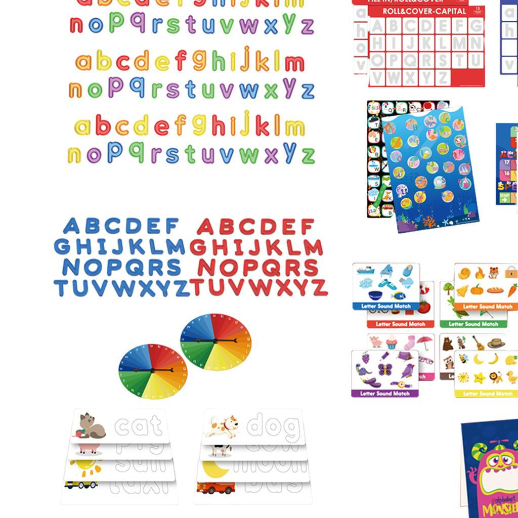 Alphabet Basic Word Learning Spelling Letter Card English Teaching Aids Toys for Children