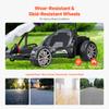 SucceBuy 24V 9Ah Electric Pedal Go Kart Portable Outdoor Race Toy with 200W Motor Adjustable Speed & Brake for Kids Play Toys