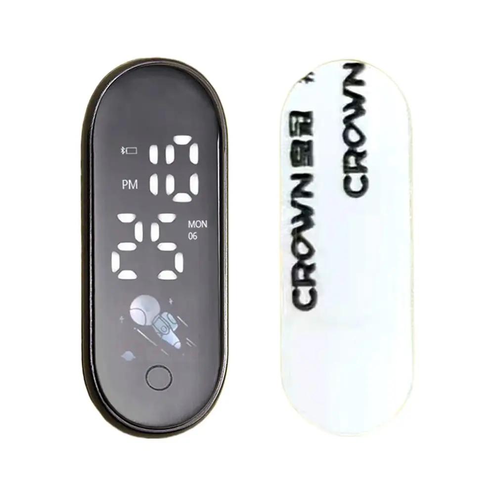 Luminous Motorcycle Car Clock Auto Internal Stick-On Waterproof Watch Quartz Auto Clocks Accessories Ornament Car Mini Mech T1L2