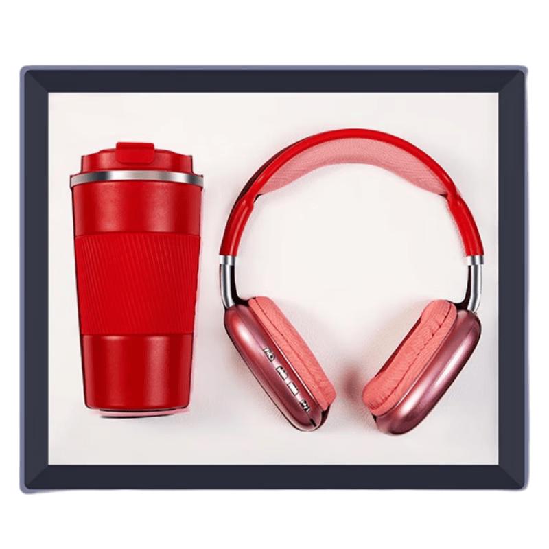 Business Gift Set: Coffee Cup  Bluetooth Earbuds