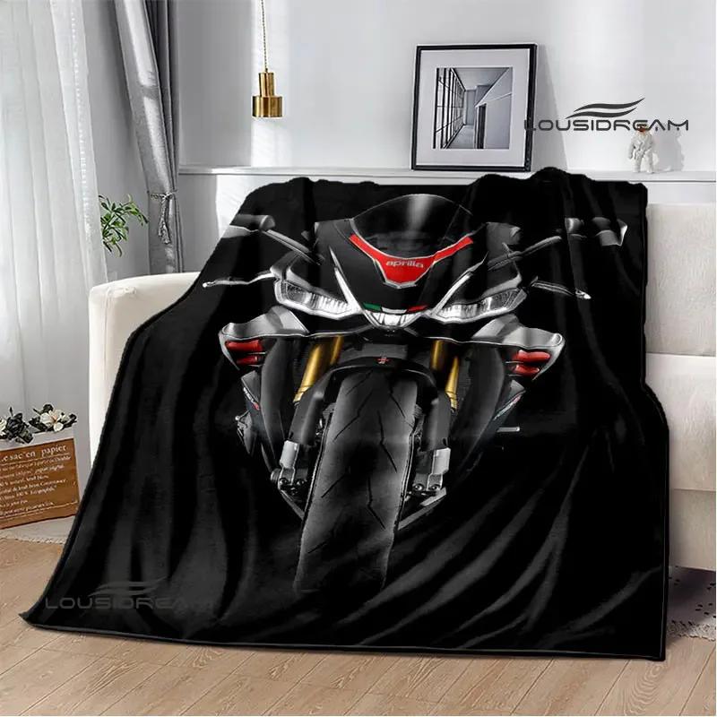 

Aprilia Motorcycle Logo Printed Blankets Fashion Warm Blanket Soft And Comfortable Blanket Home Travel Blankets Birthday Gift 180x230cm