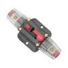 Circuit Breaker Audio Fuse Inline Holder Manual Reset 12V‑48V for Car Audio Sound Amplifier RV Home Marine Boat Truck