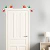 Santa Claus Xmas Door Corner Sign Wooden Door Pendant Creative Door Frame Decoration