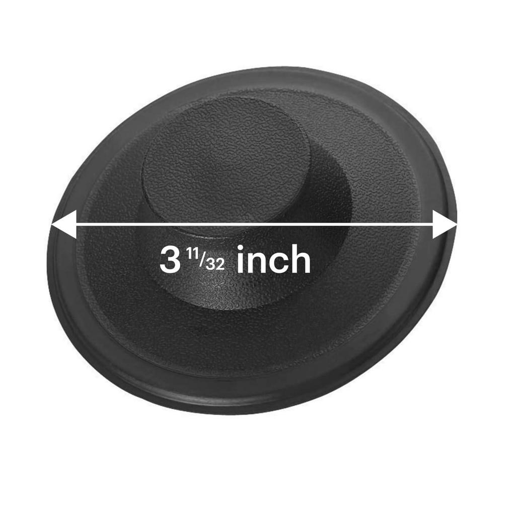 Black Rubber Sink Stopper: Ideal for InSinkErator STPPL Garbage Disposal