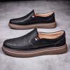 Genuine Leather Mens Loafers Luxury Brand Italian Men shoes Classic Slip On Business Casual shoes Male Dress Shoes Driving Flats