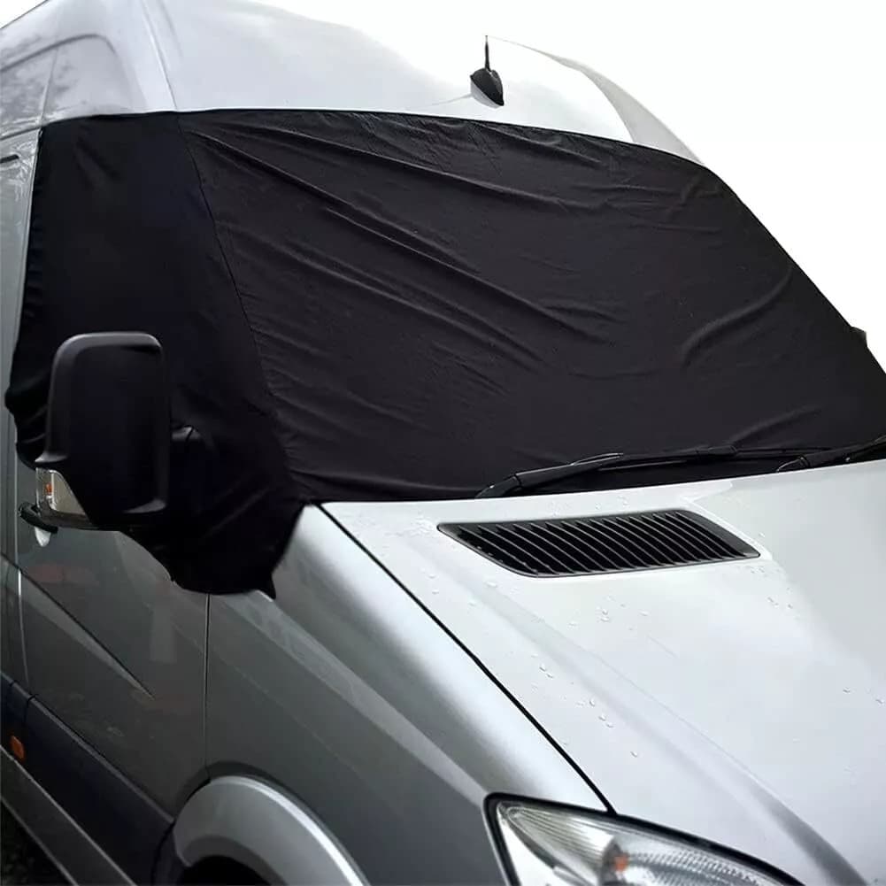 1PCS Car Front Windscreen Covers For Vauxhall Vivaro Windscreen Cover Black Out Blind Snow Ice Protector Visor Sun Shade