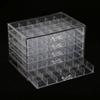 120Grids Jewelry Storage Box Acrylic Nail Art Organizer Box Jewelry Transparent Box  Vanity