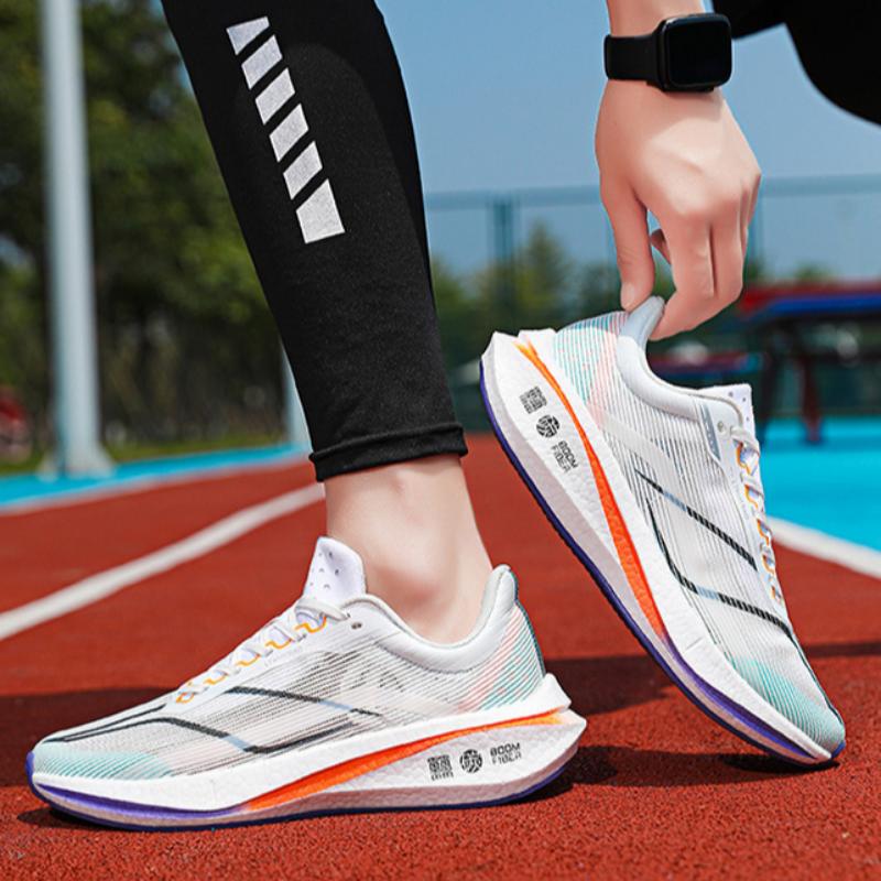 Laufschuhe mit Carbonplatte Stoßdämpfung Herren Profi-Laufschuhe Marathon Sportschuhe