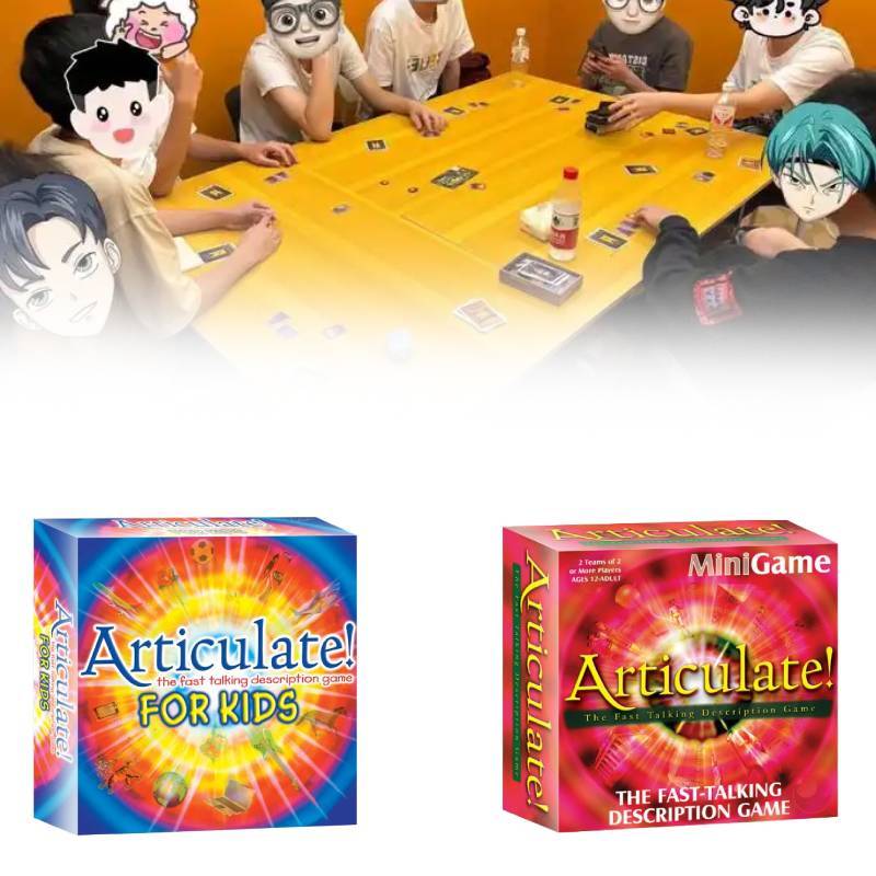 Articulate Desková hra Anglická Interaktivní Rodinná Zábava Hračka Pro Děti A Dospělé