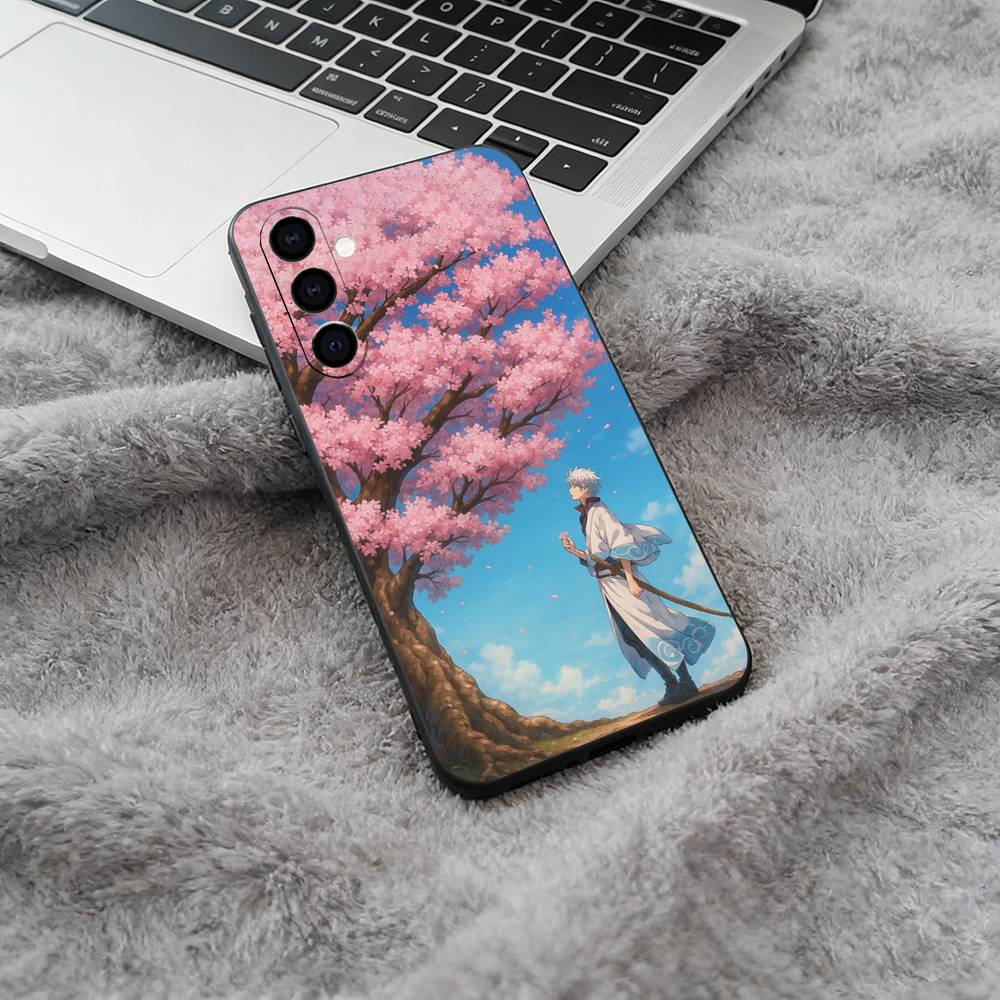 

G-Ginta-ma Black Soft Silicone Phone Case for Samsung Galaxy A73, A71, A72, A70, A53, A52, A51 Samsung a21s